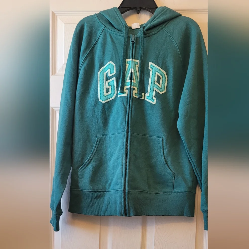 GAP Teal Hoodie - Picture 2 of 8